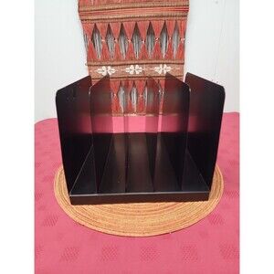 MCM Steel Master Metal 5 Slot Desk Organizer Files/Papers/Books/Albums 1960s USA